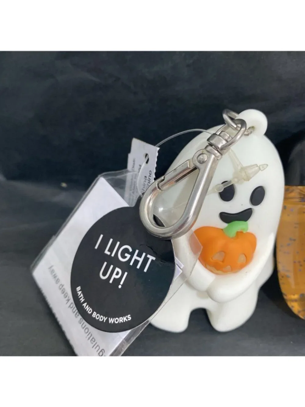 Halloween Light-Up Glow-in-Dark Ghost PocketBac Holder Bath & Body Works